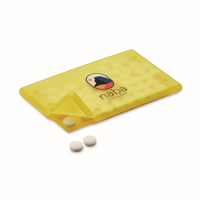 Dispensador de caramelos tipo tarjeta
